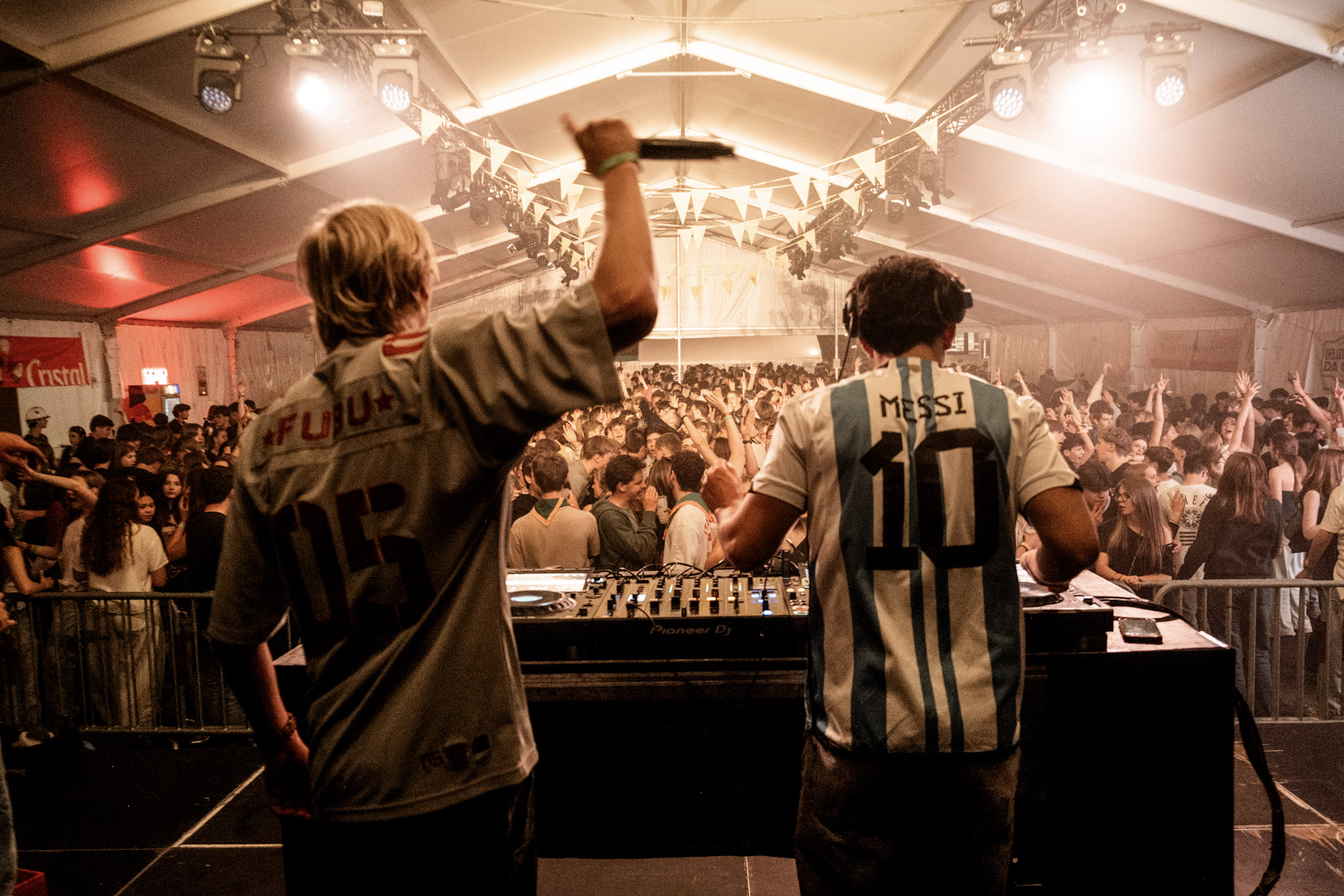 MIELUS op het festival met crowd